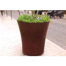 POT VASE EFFET CORTEN