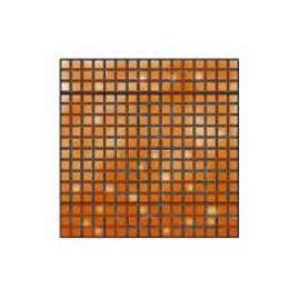 BRISE VUE EN ACIER CORTEN MOTIF CARRE