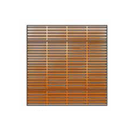 BRISE VUE EN ACIER CORTEN MOTIF LIGNE