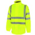 VESTE DE PLUIE HAUTE VISIBILITE JAUNE